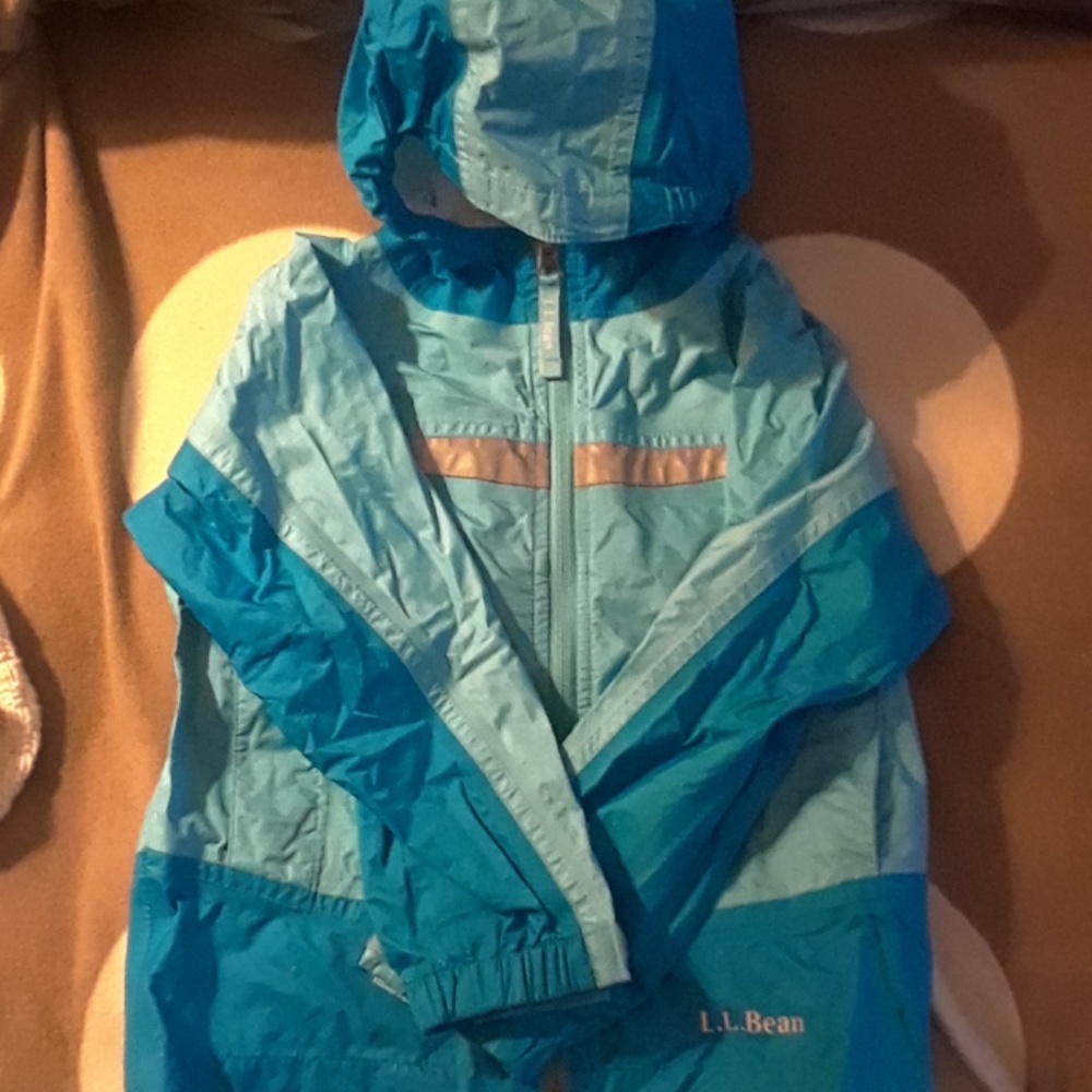 Girls 'LL Bean Rain Coat
